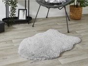 Umelá kožušina Alpa 50x80 cm, strieborná%