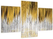 Obraz - Zlaté čiary (90x60 cm)