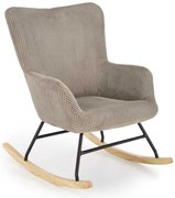 Hojdacie kreslo Elijah II, sivá