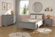 Posteľ Ines neutral grey 120 x 200 cm