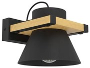 Nástenné svietidlo Eglo MACCLES čierna 43958