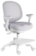 Detská rastúca stolička Neoseat KIDDY ONE — látka, sivá