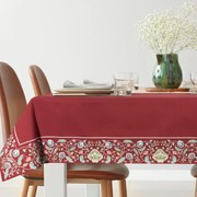 GOBELÍNOVÝ OBRUS FESTIVE VERDE1 140X180 CM VZOROVANÝ