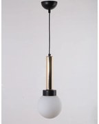 Závesné svietidlo so skleneným tienidlom ø 15 cm Cota – Squid Lighting