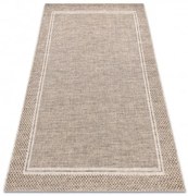 Koberec šnúrkový SIZAL BOHO 46201051 Ramka béž