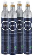 GROHE 40422000 - Fľaša na karbonizáciu GROHE BLUE 425 g CO2 (4 ks) nerezová