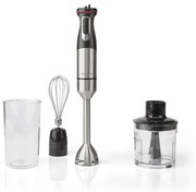 Nedis KAHB400CAL - Ručný mixér 4v1 800W/230V nerezová oceľ