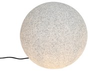 Moderná vonkajšia lampa sivá 45 cm IP65 - Nura