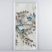 Fototapeta na dvere - Na vetve, abstraktné (95x205cm)