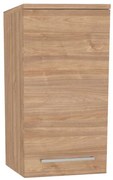 Mereo Bino kúpeľňová skrinka horná 63 cm, pravá, Multidecor, Light Select Walnut, MER-CN696LSW1