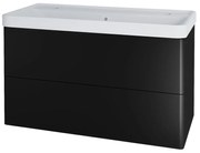 Mereo Mereo, Siena, kúpeľňová skrinka s keramickým umývadlom 101 cm, pre 2 batérie, MER-CN4422