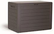 Záhradný box, 190 l, tmavo hnedá