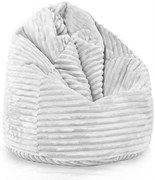 Sedací vak SAKO biely stripe