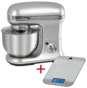 ProfiCook PC-KM 1222 W silber kuchynský robot