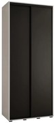 Skriňa 45 Canaris 1 120 biela/čierna/čierna