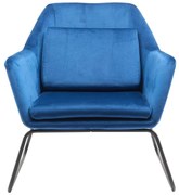 Kreslo Monty Blue Velvet 16