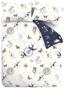 Modré/krémové obliečky na dvojlôžko 200x200 cm Astrology – Sassy B