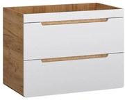 Skrinka Bronx 80 dub craft-biely