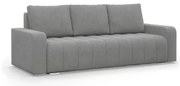 Trojmiestna rozkladacia sedačka ABRIELLE sivá