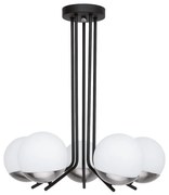 Jupiter 1724 - Luster na tyči SANTA 5xE14/40W/230V chróm