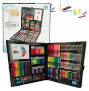 Výtvarná sadá na maľovanie pre deti 308 ks čierna