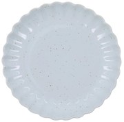 House Doctor Dezertný tanier Scallop Light Blue
