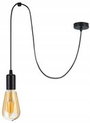 BERGE Závesná lampa SPIDER + stmievateľná LED žiarovka E27 12W