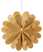 Závesná svetelná dekorácia s vianočným motívom v zlatej farbe ø 45 cm Maravilla – Markslöjd