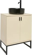 Ceramia Easy kúpeľňová skrinka s umývadlom 60x73x36 cm jasmín mat EASYUMDB7