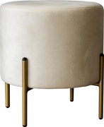 CH Taburetka na nožičkách Star - krémová