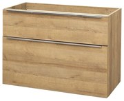 Mereo Mereo, Mailo, kúpeľňová skrinka 101 cm, chrómové madlo, MER-CN522S