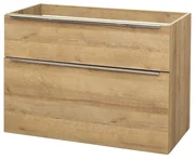 Mereo Mereo, Mailo, kúpeľňová skrinka 101 cm, chrómové madlo, MER-CN522S