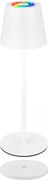 Briloner 7517016 - LED RGB stmievateľná stolová lampa CILANO 3W/5V IP44 2000 mAh biela