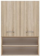 Dubová kúpeľňová skrinka s policami POLA III dub sonoma