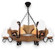 Brilagi - Luster na reťazi QUEEN 6xE14/40W/230V buk