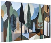 Obraz - Prírodná geometrická abstrakcia II. (90x60 cm)