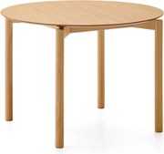 Okrúhly jedálenský stôl v dekore jaseňa ø 110 cm Indara – Kave Home