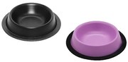 Miska pre mačku protišmyková nerez farebná 0,22 l/11 cm