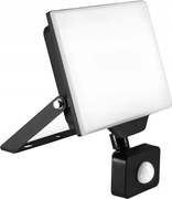 LED vonkajší reflektor so snímačom LED/50W/230V 4500K IP65 čierny