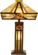 Stolná lampa Tiffany Therese - 42 * 71 cm 2x E27 / Max 60W & 1x E14 / Max 40W