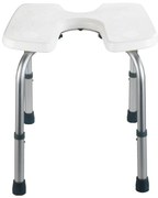 Stolička do sprchy Wenko Hygienic Stool White, 53 × 46 cm