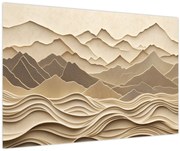 Obraz - 3D línia hôr (90x60 cm)