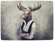 4ks pevné korkové prestieranie pani los - 30 * 40 * 0,4 cm