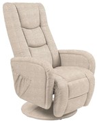Halmar PULSAR 2 relaxačné kreslo, béžová
