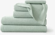 Goldea bavlnený froté uterák / osuška micro pure - eukalyptus 70 x 140 cm