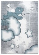 Modro-sivý detský koberec 140x200 cm Kids – Ayyildiz Carpets