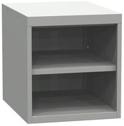Závesný dielenský box na náradie KOVONA, otvorený, 527 x 480 x 610 mm