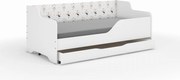 Wooden Toys Detská posteľ LILU 160x80 MYSZKA SAFARI – operadlo