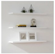 SADA 3x Nástenná polica BOSS biela