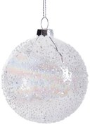 Vianočná ozdoba FJER mrazené sklo 711558